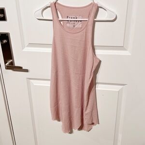 NWOT Frank Eileen Tee Lab Long racerback tank dusty pink M Medium